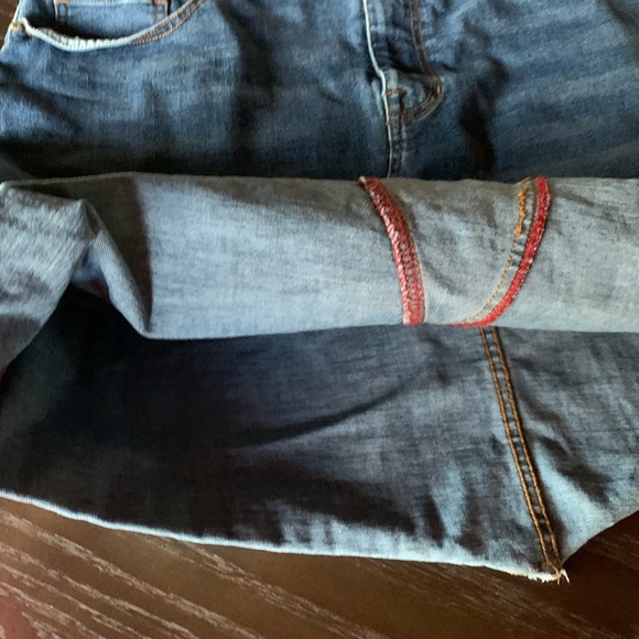 Frye & Co. womens denim mini skirt size 14 western beachy coastal cowgirl - Picture 11 of 14